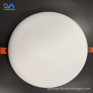 IP40 18W 120mm Frameless Round LED Panel Light